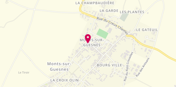 Plan de Giropharm, 24 Place Frezeau, 86420 Monts-sur-Guesnes