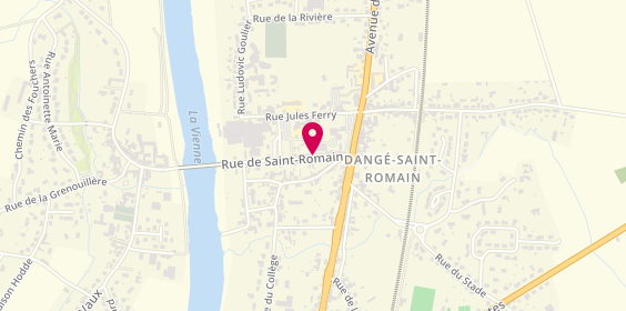 Plan de Pharmacie Bouet, 4 Rue Saint Romain, 86220 Dangé-Saint-Romain