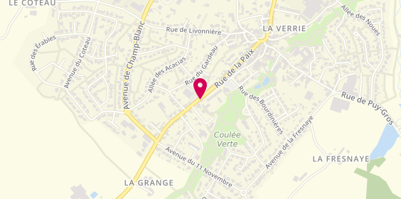 Plan de Pharmacie Guitton Henri Luc, 3 Bis Rue des Écoles, 85130 La Verrie