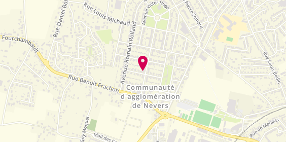 Plan de Pharmacie de la Cité, 7 avenue Louis Fouchère, 58640 Varennes-Vauzelles