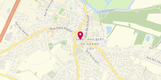 Plan de Pharmacie Orthopedie Gilet, 12 Place de l'Eglise, 44310 Saint-Philbert-de-Grand-Lieu