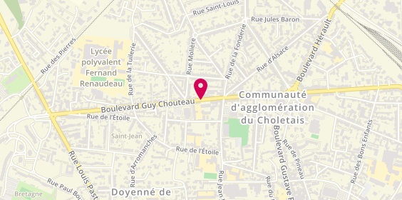 Plan de Pharmacie du Sacré Coeur, 11 Boulevard Guy Chouteau, 49300 Cholet
