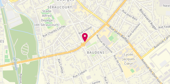 Plan de Pharmacie Baudens, 5A Boulevard du Marechal Joffre, 18000 Bourges