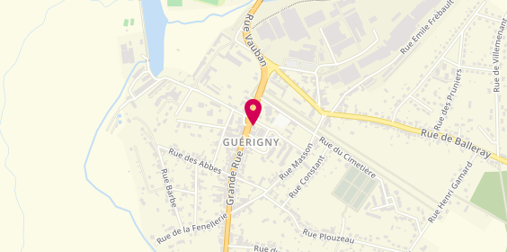 Plan de Pharmacie Gibe Gauliard, 9 Bis Rue Grande Rue, 58130 Guérigny