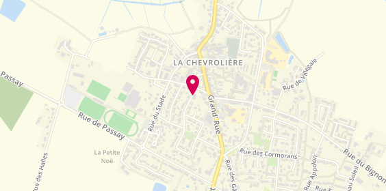 Plan de Pharmacie de la Chevroliere, 3 Rue des Charmes, 44118 La Chevrolière