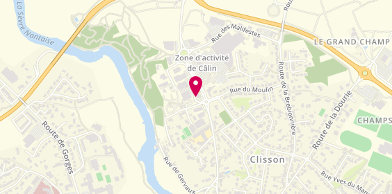 Plan de Pharmacie du Moulin, Rond-Point du Moulin
Route de Nantes, 44190 Clisson