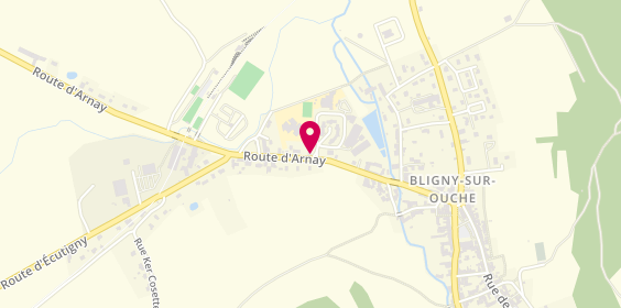 Plan de Pharmacie des Cordiers, 10 Route d'Arnay, 21360 Bligny-sur-Ouche