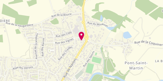 Plan de Pharmacie des Vignes, 1 Rue des Vignes, 44860 Pont-Saint-Martin