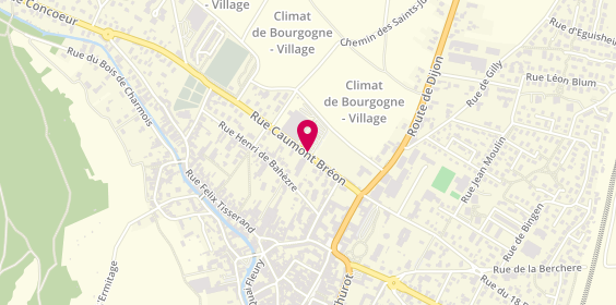 Plan de Pharmacie Saint Georges, 6 Rue Caumont-Breon, 21700 Nuits-Saint-Georges