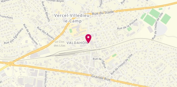 Plan de Pharmacie Barbier, 6 Rue Collège, 25800 Valdahon