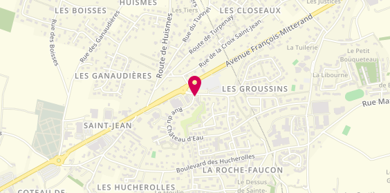 Plan de Pharmacie des Hucherolles, 2A Rue du Chateau d'Eau, 37500 Chinon