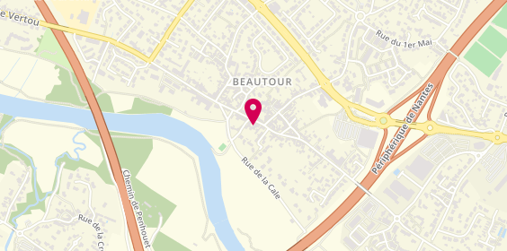 Plan de Pharmacie de Beautour, 72 Route de Nantes, 44120 Vertou