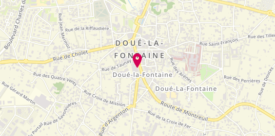 Plan de Pharmacie du Centre, 8 Place du Champ de Foire, 49700 Doué-en-Anjou
