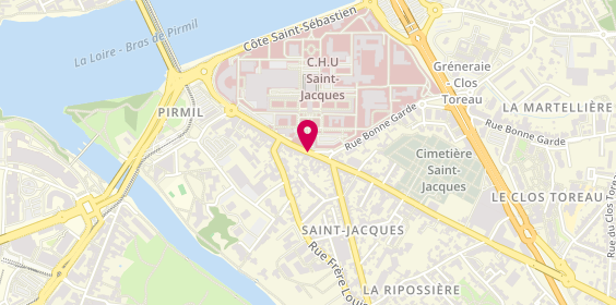 Plan de Pharmacie Saint Jacques, 110 Rue Saint Jacques, 44200 Nantes