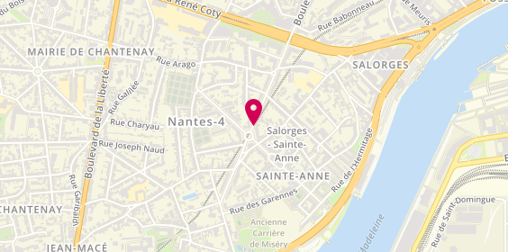 Plan de Pharmacie Boulanger, 129 Boulevard Saint Aignan, 44100 Nantes