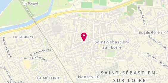 Plan de Forum Sante, 19 Rue Maurice Daniel, 44230 Saint-Sébastien-sur-Loire