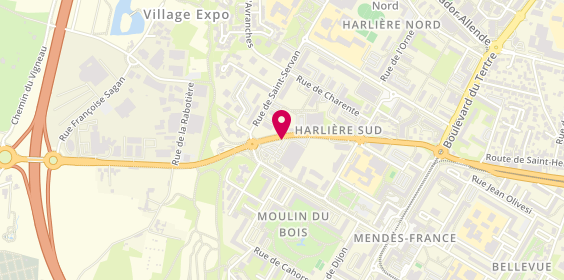 Plan de Pharmacie Rahou, 15 Rue de Saint Nazaire, 44800 Saint-Herblain
