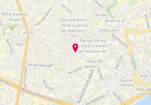 Plan de Pharmacie Pasteur, 2 Boulevard Pasteur, 44100 Nantes