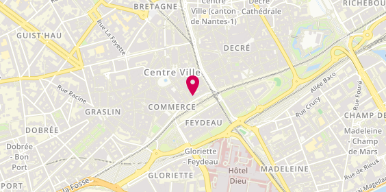 Plan de Pharmacie du Centre, 8 Allée Brancas, 44000 Nantes