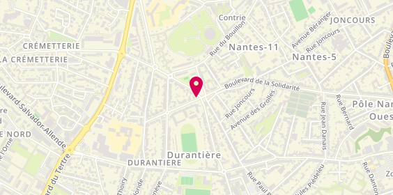 Plan de Pharmacie du Repos de Chasse, 3 Place du Repos de Chasse, 44100 Nantes
