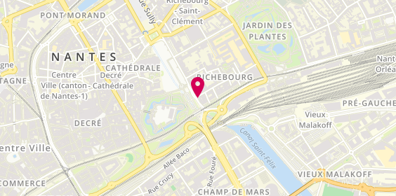 Plan de Pharmacie Verte, 2 Place de la Duchesse Anne
47 Rue Richebourg, 44000 Nantes