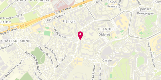 Plan de Pharmacie du Languedoc, 1 Rue du Languedoc, 25000 Besançon