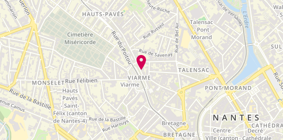 Plan de Pharmacie Gousse Astoul Viarme, 15 Place Viarme, 44000 Nantes