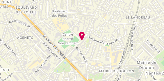 Plan de Pharmacie de la Mitrie, 42 Route de Sainte Luce, 44300 Nantes