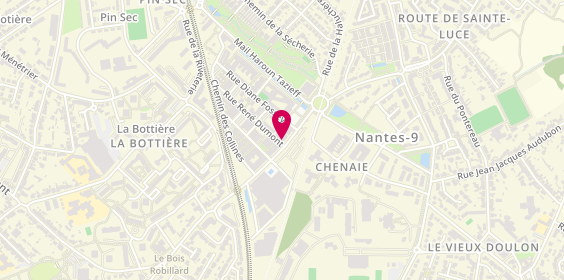 Plan de Pharmacie COUSTEAU, 209 Route de Sainte-Luce, 44300 Nantes