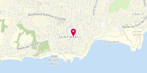 Plan de Pharmacie de Saint Marc sur Mer, 2 place Jacques Tati, 44600 Saint-Nazaire