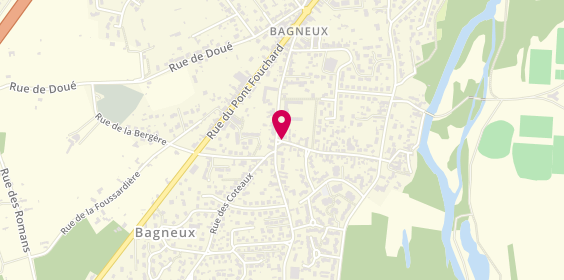Plan de Pharmacie du Dolmen, 44 Rue du Vieux Bagneux, 49400 Saumur