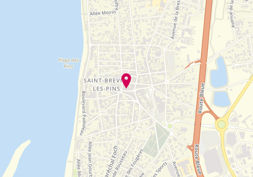 Plan de Pharmacie des Dunes, 9 Rue du Général de Gaulle, 44250 Saint-Brevin-les-Pins