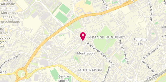 Plan de Pharmacie de Montrapon, 29C Avenue de Montrapon, 25000 Besançon