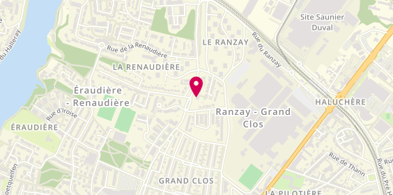 Plan de Pharmacie du Ranzay, 194 Route de Saint-Joseph, 44300 Nantes