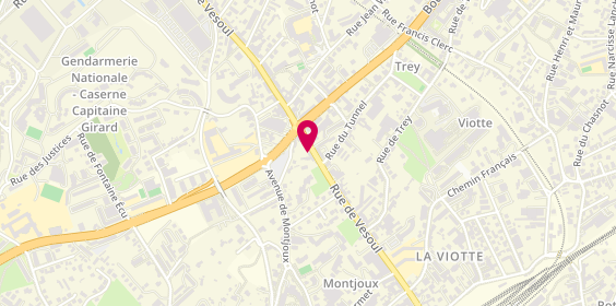 Plan de Pharmacie de Saint-Claude, 47 Rue de Vesoul, 25000 Besançon