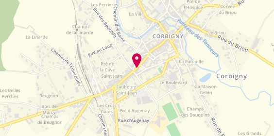 Plan de Pharmacie Saint Louis, 27 Rue des Forges, 58800 Corbigny