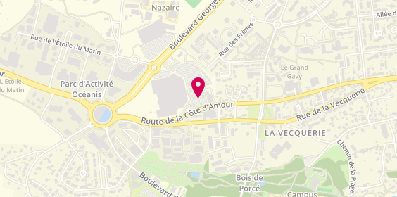 Plan de Pharmacie Océanis, 332 Route de la Cote d'Amour, 44600 Saint-Nazaire