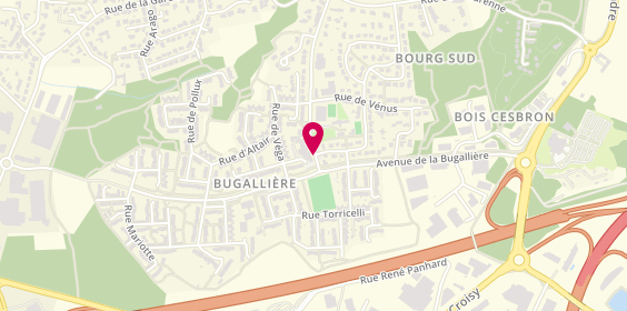 Plan de Pharmacie de la Bugalliere, Centre Commercial 
3 Rue du Pont Marchand, 44700 Orvault