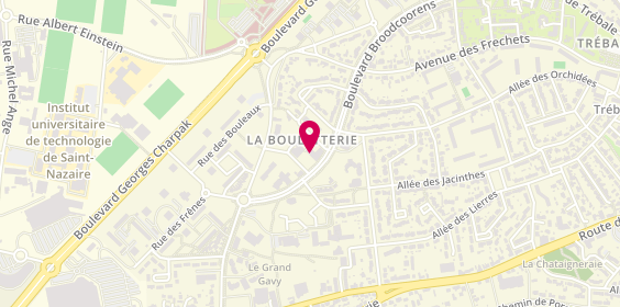 Plan de Pharmacie de la Bouletterie, 6 Bis Place Nadia Boulanger, 44600 Saint-Nazaire