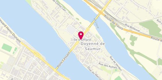 Plan de Pharmacie des Ponts, 56 Avenue du Général de Gaulle, 49400 Saumur