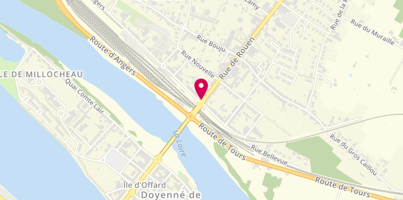 Plan de Pharmacie de la Gare, 1 Rue de Rouen, 49400 Saumur