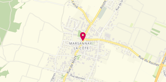 Plan de Pharmacie de la Côte Fleurie, 73 Rue de Mazy, 21160 Marsannay-la-Côte