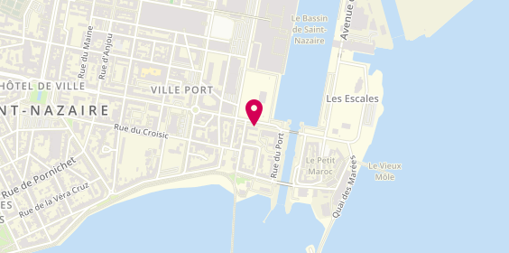 Plan de Pharmacie du Port, 1 Bis Boulevard René Coty, 44600 Saint-Nazaire