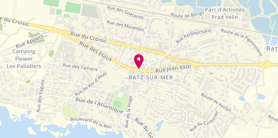 Plan de Pharmacie Saint Guénolé, 2 Place du Garnal, 44740 Batz-sur-Mer