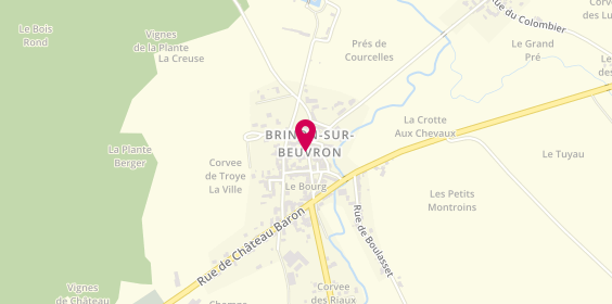 Plan de Pharmacie Colomines Paulus, 5 Rue Cdt Victor Guerreau, 58420 Brinon-sur-Beuvron
