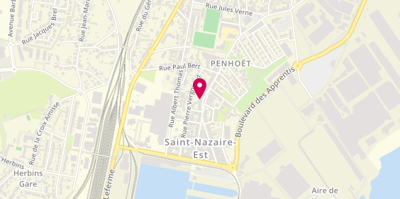 Plan de Pharmacie du Centre, 49 Rue de Trignac, 44600 Saint-Nazaire