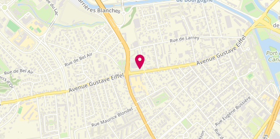 Plan de Pharmacie Eiffel, 108 Avenue Eiffel, 21000 Dijon