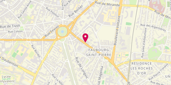 Plan de Pharmacie Auxonne-Wilson à Dijon, 45 Rue d'Auxonne, 21000 Dijon