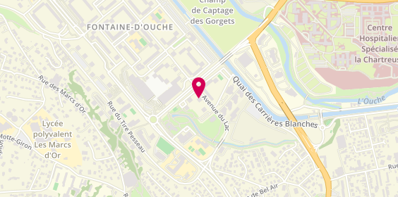 Plan de Pharmacie de la Source, 9 avenue du Lac, 21000 Dijon