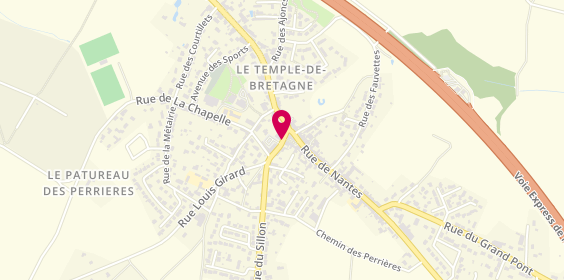 Plan de Pharmacie le Divelec Maillet, 8 Rue Louis Girard, 44360 Le Temple-de-Bretagne
